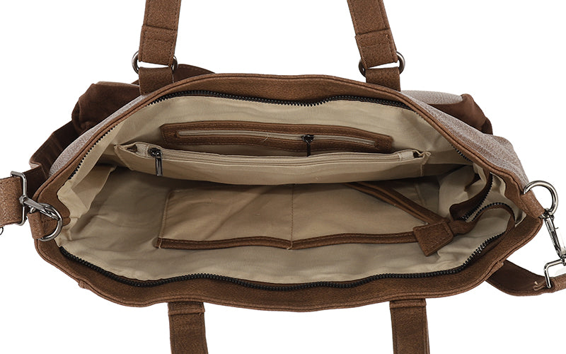 Camel Schoudertas / Shopper Clever