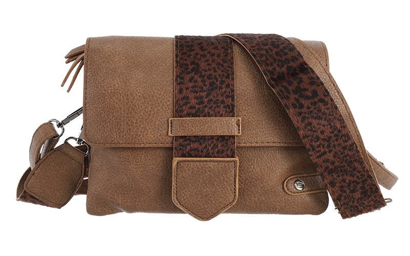 Camel Schoudertasje Minot