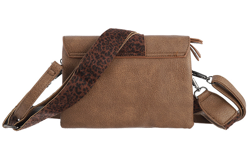 Camel Schoudertasje Minot