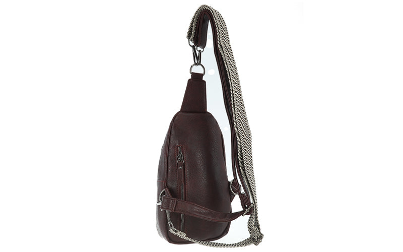 Burgundy Crossbodytas Mattie