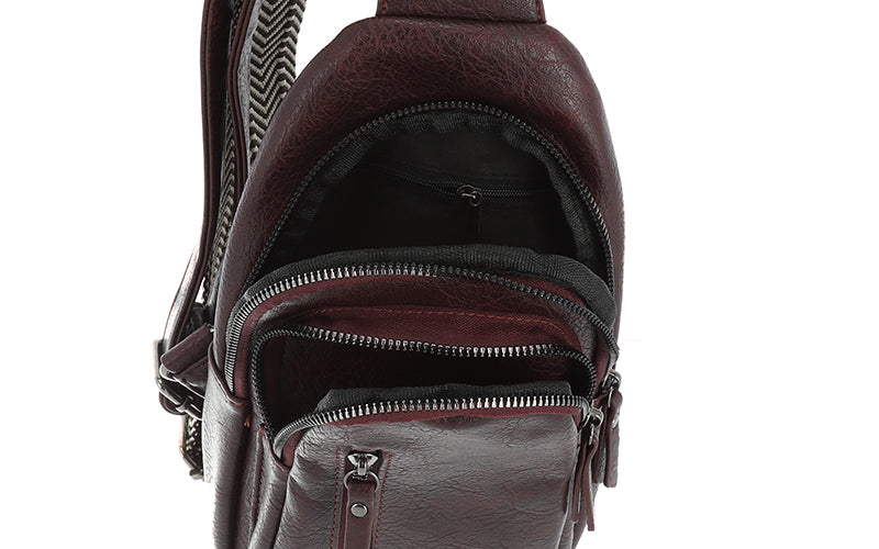 Burgundy Crossbodytas Mattie
