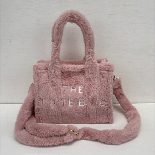 Teddy Tote Bag Roze klein