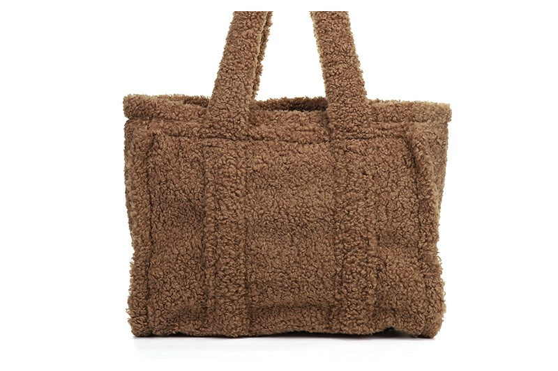 Taupe shopper Saas-Fee