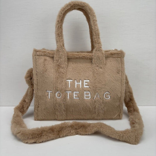 Teddy Tote Bag Apricot