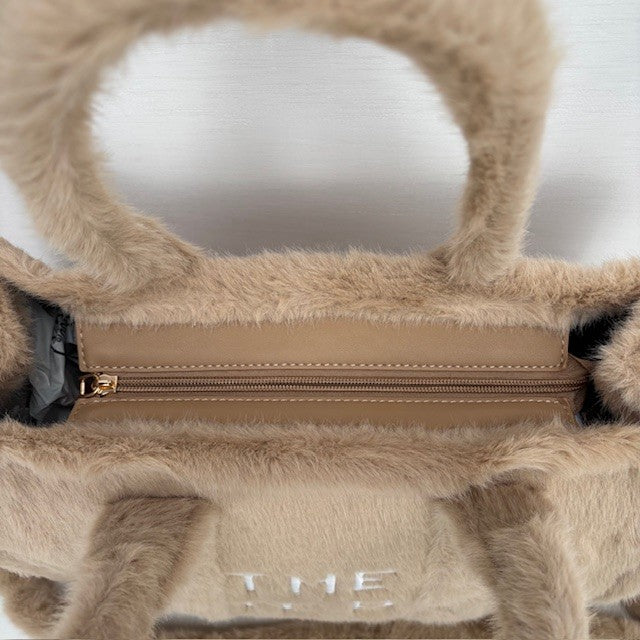 Teddy Tote Bag Apricot