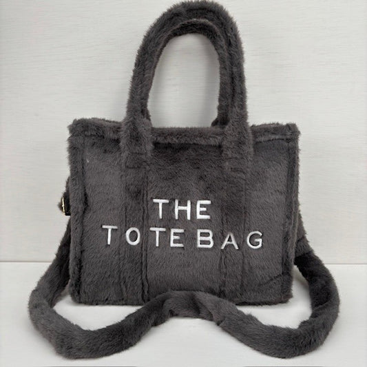 Teddy Tote Bag Grijs