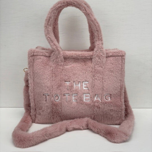 Teddy Tote Bag Roze