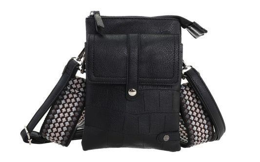 Black telefoon- en schoudertasje Tyler