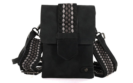 Black crossbody en telefoontasje Nancy / Metz