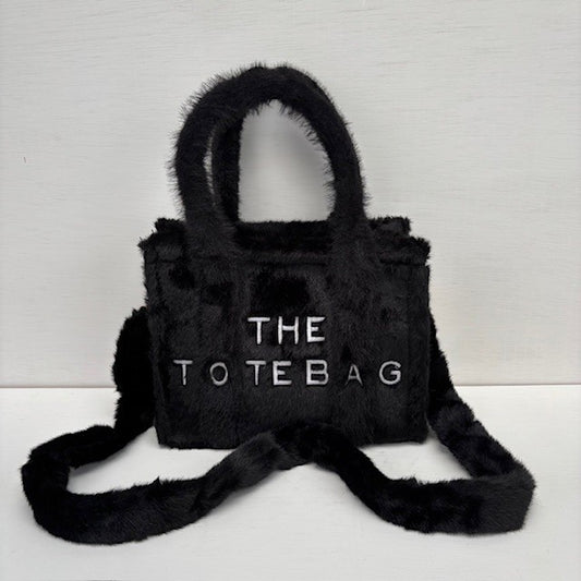 Teddy Tote Bag Zwart klein