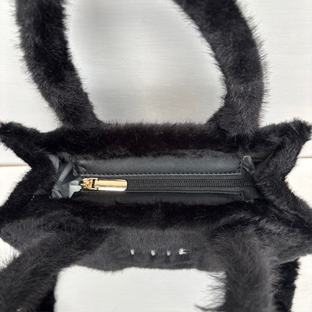 Teddy Tote Bag Zwart klein