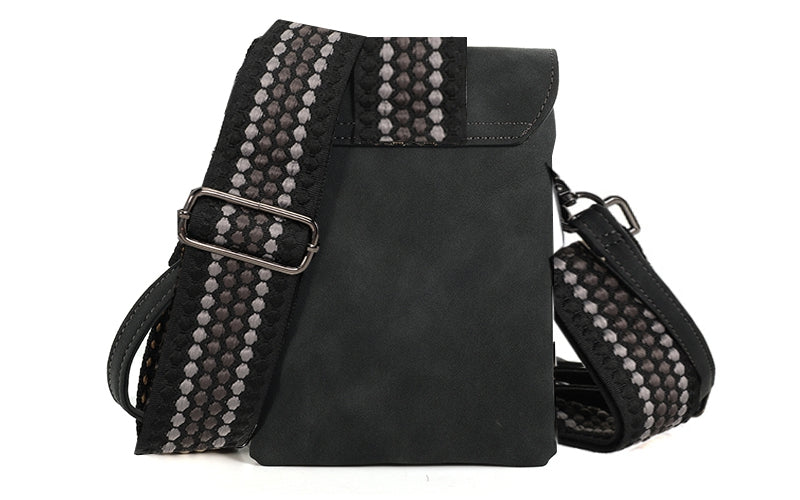 Black crossbody en telefoontasje Nancy / Metz